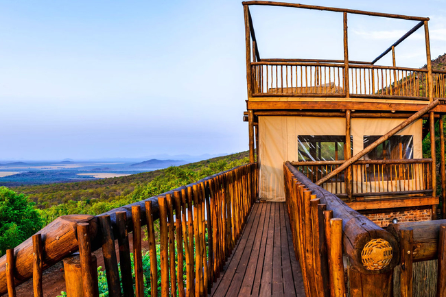 Tented Log Cabin at Thaba eNtle